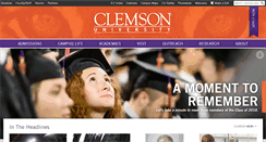 Desktop Screenshot of clemson.edu