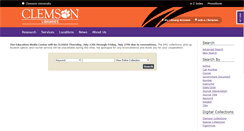Desktop Screenshot of libcat.clemson.edu
