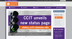 Desktop Screenshot of ccit.clemson.edu