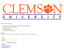 Tablet Screenshot of cualumni.clemson.edu